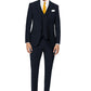 Dusty Navy Herringbone Tweed Suit