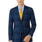 HT011 Blue Plaid Harris Tweed Suit