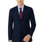 HT012 Navy Plaid Harris Tweed Suit